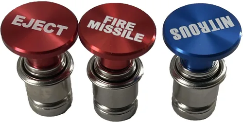 Vista 7 de FainWan 3 piezas EJECT FIRE MISSILES NITROUS botón encendedor de cigarrillos cubierta de repuesto 12V fuente de alimentación se adapta a la mayoría