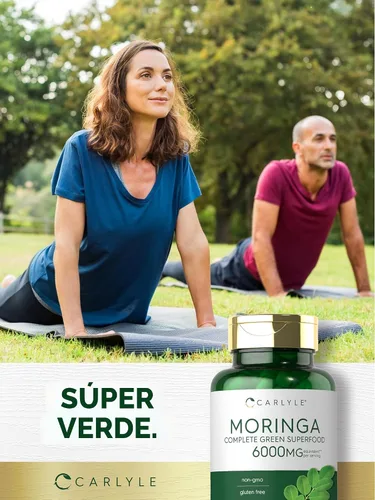 Vista 7 de Carlyle Suplemento Moringa Oleifera 180 Cápsulas