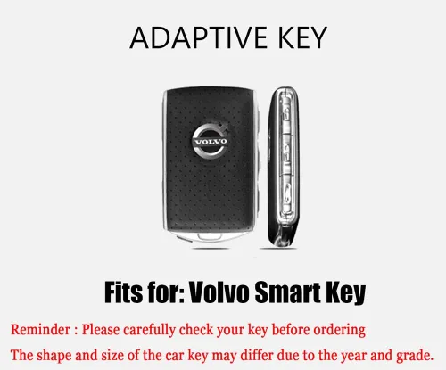 Vista 2 de Funda para llavero de automóvil con textura de fibra de carbono de TPU con llavero que se adapta a Volvo XC90, XC60, XC40, S60, S90, V90, V60