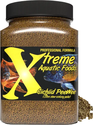 Vista 10 de Xtreme Cichlid Peewee - Pellets de 1.5 mm – Nutrición probada para cíclidos – Aminoácidos equilibrados, mejora la salud inmune y digestiva