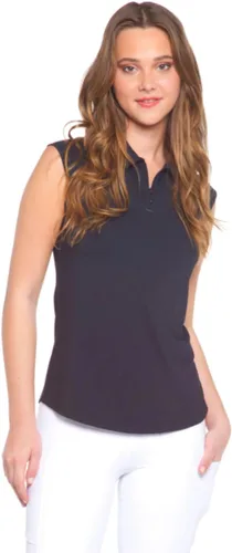 Vista 3 de IBKUL - Polo sin mangas con protección solar UPF 50+ para mujer, talla 84000