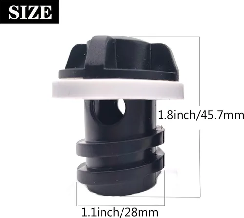 Vista 2 de Tapones de drenaje de repuesto compatibles con enfriadores YETI Tundra y refrigeradores Roadie y accesorios para enfriadores RTIC, con diseño a