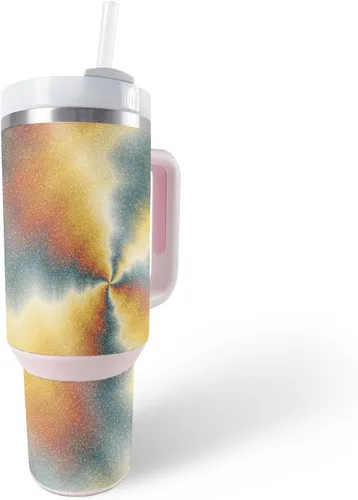 Vista 8 de MightySkins - Vaso con purpurina brillante compatible con Stanley The Quencher H2.0 FlowState de 40 onzas, Crazy Tikis, acabado protector y duradero