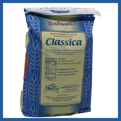 Vista 3 de POLSELLI Classica, Tipo 00 Double Zero Flour, Soft Wheat, 25 kg (55 lbs)