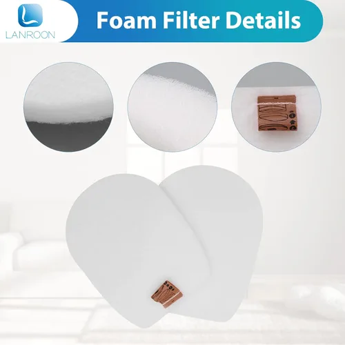 Vista 5 de IZ662H - Filtro para Shark IZ662H IZ631H WZ531H IZ682H Vertex Pro aspiradora inalámbrica ligera, parte XHFIZ500 y XFFKIZ600, paquete de 2 filtros