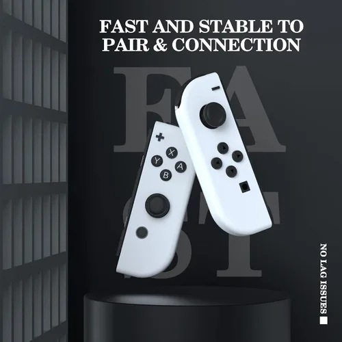Vista 3 de LESTEDO Joycon Controller Compatible with Switch, Wireless Joy Cons Replacement for Switch Controller, Left and Right Switch Joycons Support Dual