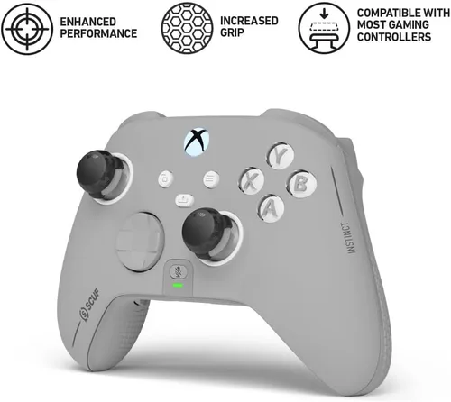 Vista 2 de SCUF Control Thumbstick Grips - 6 Pack with 2 Bases - Tactic - Joystick Thumb Grips For Xbox One and Xbox Series X & S, PS4, PS5, Nintendo Switch