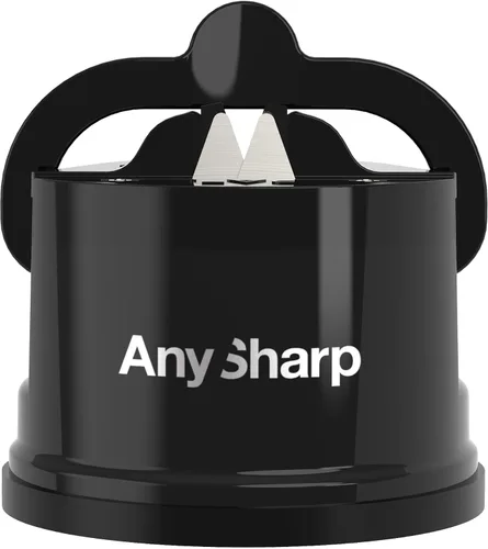 Vista 18 de AnySharp – EDICIONES – Afilador de cuchillos sin manos - Herramienta de afilado fácil de usar con base de succión PowerGrip y ángulo preestablecido