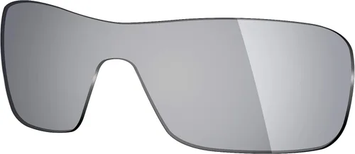 Vista 3 de Mryok 4 pares de lentes polarizadas de repuesto para gafas de sol Oakley Turbine Rotor, color negro sigiloso, rojo fuego, azul hielotitanio plateado