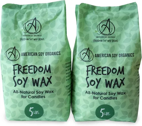 Vista 8 de American Soy Organics - Cuentas de cera de soja Freedom de 1 libra para hacer velas - Cuentas de cera para microondas - Suministros prémium