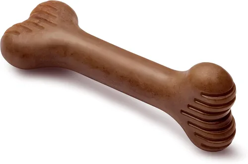 Vista 8 de Benebone Bone - Juguete masticable duradero para perros para masticadores agresivos, tocino real, fabricado en Estados Unidos, pequeño