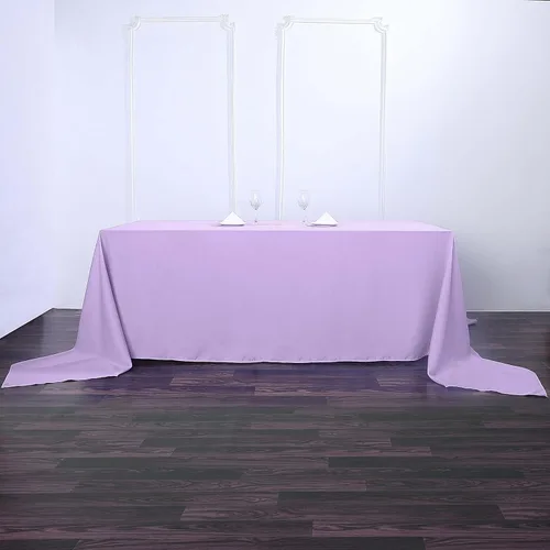 Vista 35 de Efavormart - Mantel rectangular, 60 x 102 pulgadas, resistente a las manchas y a las arrugas, lavable, mantel decorativo oblongo de tela de Amatista
