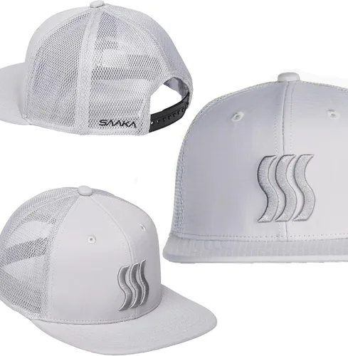 Vista 12 de SAAKA Gorra de rendimiento Snapback para hombres y mujeres. Ajuste ajustable y absorbe el sudor. Ideal para correr, tenis y golf.