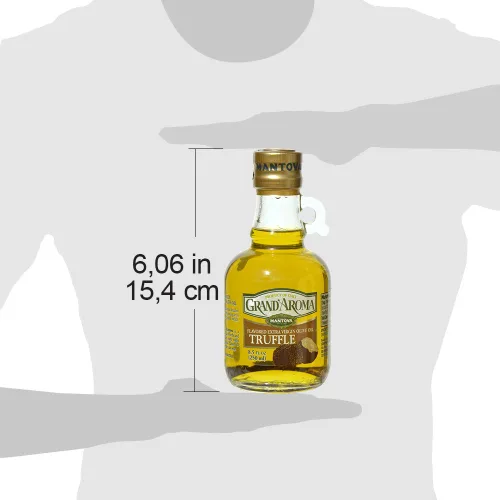Vista 6 de Mantova Grand' Aroma - Aceites de oliva extra virgen con sabor a trufa, 8.5 onzas