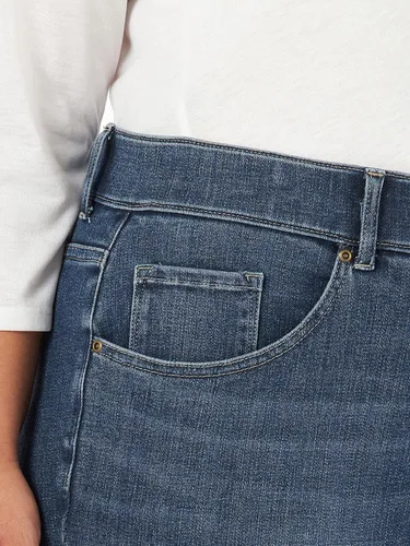 Vista 4 de Lee Pantalones de mezclilla de pierna recta Ultra Lux de talle medio para mujer