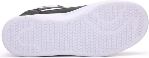 Vista 6 de UBFEN Zapatos deportivos para mujer, con soporte de tobillo alto, color vibrante, tacón de cuña oculto, estilo retro de los años 80, zapatos