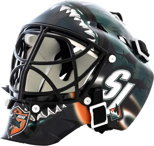 Vista 34 de Franklin Sports mini máscara para portero con logo de la NHL