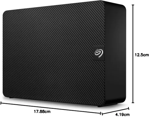 Vista 16 de Seagate Expansion Desktop 10TB, disco duro externo, USB 3.0, servicios de rescate de datos (STKP10000400)