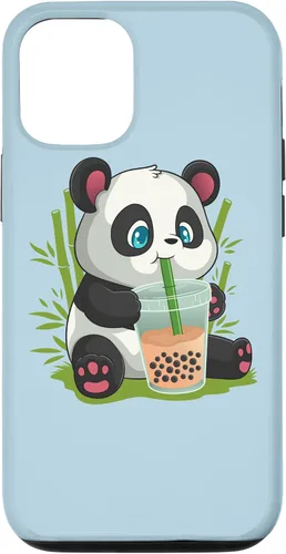 Vista 28 de Kawaii Cute Anime Panda Otaku Japanese Bubble Boba Case for iPhone 17