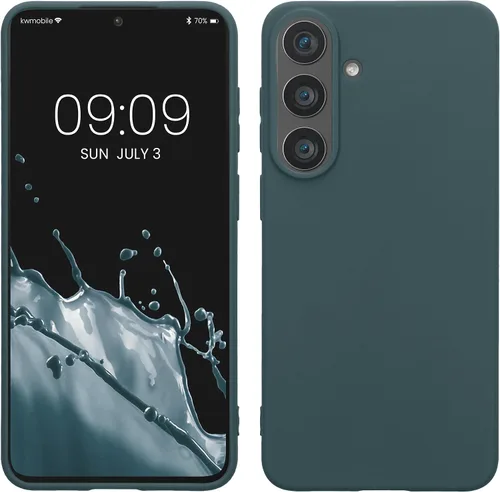 Vista 196 de kwmobile Funda compatible con Samsung Galaxy S23 - Funda protectora de silicona TPU suave y delgada - Piedra antigua