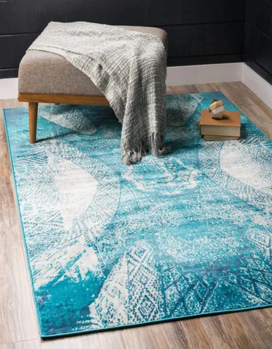 Vista 20 de Unique Loom Sofia Collection - Alfombra de área Albert (2' 2" x 3' 1" Rectángulo, Marrón/Marfil)