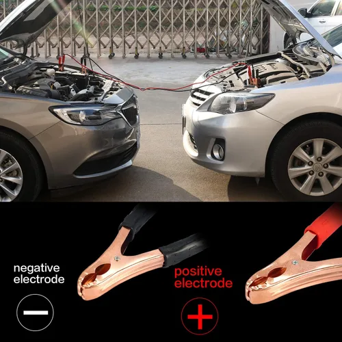 Vista 6 de Kit de emergencia en carretera para automóvil: Premium, con cables de puente, correa de remolque, etc