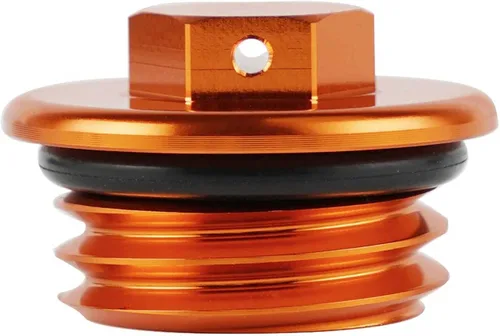 Vista 2 de Rippin Moto Tapón de llenado de aceite de motor naranja para KTM y Husqvarna 125 250 350 450 501 530 570 XC/XCF/XCW/XCF-W/XCW TPI SX/SXF/SXF