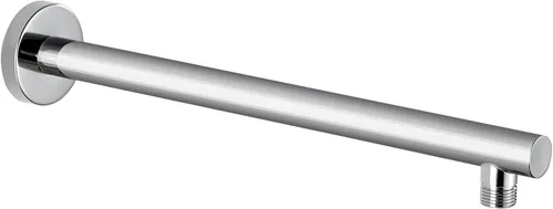 Vista 11 de Voolan Brazo de ducha redondo de 15 pulgadas con brida y cinta de teflón, brazo de extensión para regadera fija de baño, acero inoxidable sólido
