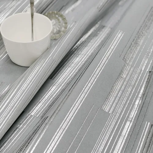 Vista 6 de always4u Cortinas de terciopelo suave de 108 pulgadas de largo con estampado de papel de aluminio de lujo, cortinas de dormitorio de eficiencia