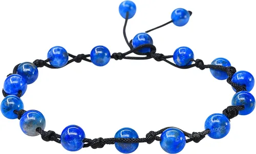 Vista 13 de Amazing Gemstone Crystal Anklet Ankle Bracelets for Women - Waterproof Beaded Healing Crystal Anklets, Plus Size Chakra Gemstone Bead Anklet