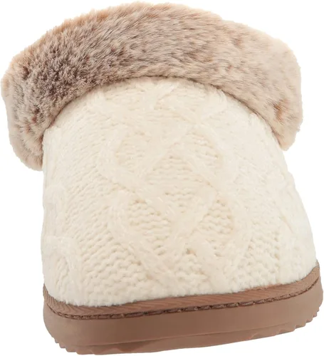 Vista 2 de Dearfoams Pantuflas de punto de felpilla Hannah para mujer