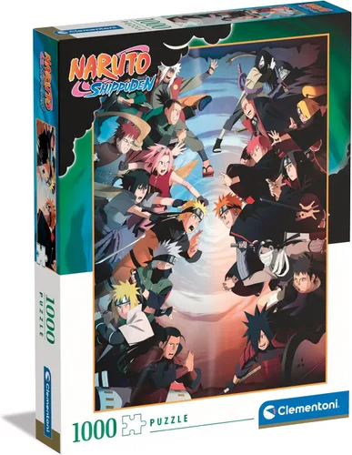 Vista 12 de Clementoni 39833 Shippuden Shippuden-1000 Rompecabezas Jigsaw, Vertical, Diversión para Adultos, Manga, Anime, Hecho en Italia, 1000 Piezas Naruto