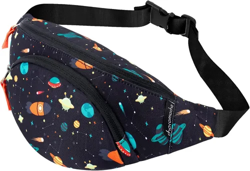 Vista 4 de Choco Mocha Riñonera pequeña para niños, negro (SPACE-BLACK), Casual