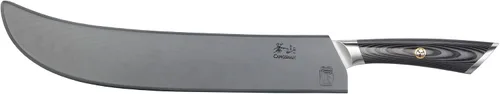 Vista 2 de Cangshan NAKA Series 503046 - Cuchillo de carnicero de 12 pulgadas con funda, acero forjado X-7