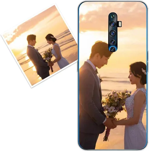 Vista 111 de Funda personalizada compatible con Oppo A1 Pro, fundas de teléfono personalizadas con imagen de foto, imagen de texto, cubierta transparente