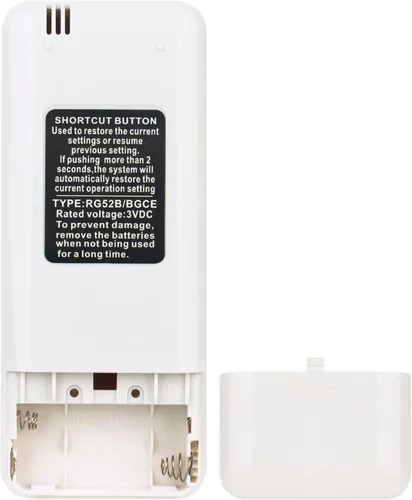 Vista 5 de RG52B/BGE - Control remoto de repuesto para aire acondicionado Midea RG52B/BGEU RG52B/BGCE Heat