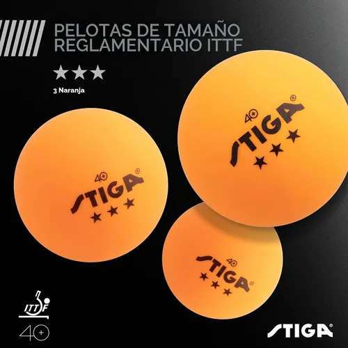 Vista 5 de STIGA Performance 2 or 4 Player Table Tennis Set – USATT Approved Rackets and 3-Star Balls – 5-Ply Blade & Flared Handle – Perfect for Skill