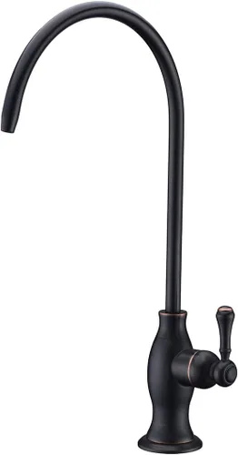 Vista 16 de Delle Rosa Grifo de agua potable de oro cepillado, grifo de filtración de agua comercial para sistema de filtro de agua debajo del fregadero, grifos