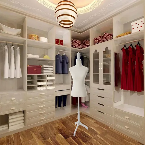 Vista 7 de Cuerpo de maniquí femenino, talla grande 10-12, vestido de maniquí femenino, altura ajustable, 61-67 pulgadas, cuerpo de maniquí con soporte
