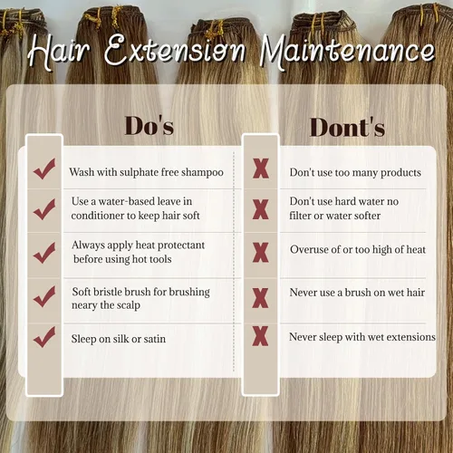Vista 6 de Extensiones de cabello rubio ceniza con reflejos, extensiones de cabello humano real con clip, de 12 pulgadas, 2.47 onzas, doble trama, invisible