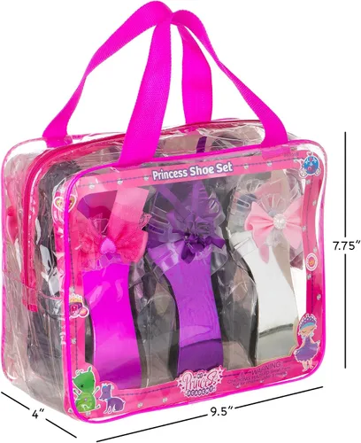 Vista 11 de 3 Pack Dress Up Kids Royalty Heels - Pretend Play High Heels for Kids, Princess Play Dress Shoes - Toddler Size 7-10