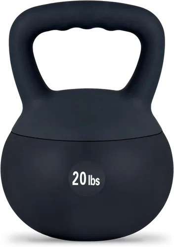 Vista 18 de DlandHome Pesas rusas para entrenamiento de fuerza, ideal para entrenamiento de cuerpo completo y entrenamiento de fuerza, mango de fácil agarre