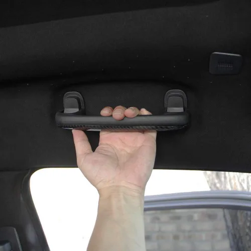 Vista 4 de Crosselec - Cubierta de asa de techo de fibra de carbono para Dodge Charger 2011-2021 Accesorios