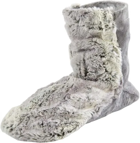 Vista 8 de Sonoma - Botas de spa de lavanda, para microondas, calentadas con calefacción, botines de hierbas de lujo, calentador de pies de aromaterapia a base