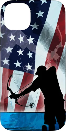 Vista 15 de Bowfishing American Flag Bow Hunting for Fish bowfisher Case for iPhone 17