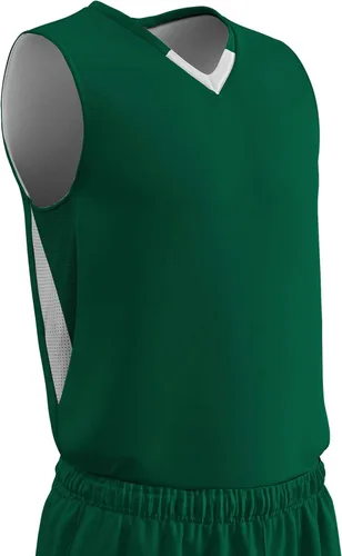 Vista 12 de CHAMPRO Youth Pivot - Camiseta de baloncesto reversible