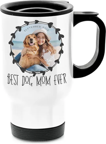 Vista 7 de Amazing Items Regalos para papá, taza de viaje personalizada con nombre y texto, añade tu foto, 8 fuentes y colores diferentes, vaso de viaje de 14