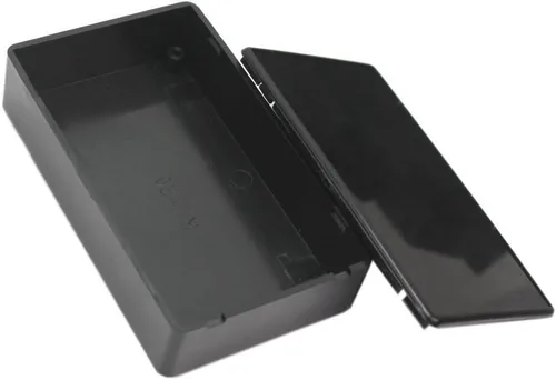 Vista 3 de 5 cajas de conexiones de plástico impermeable negro para proyectos eléctricos, 3.94 x 2.36 x 0.98 pulgadas (3.937 x 2.362 x 0.984 in).
