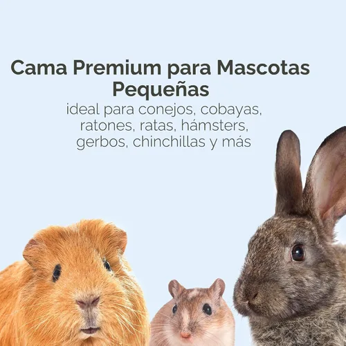 Vista 4 de Ropa de cama limpia y tierna para animal pequeño Kaytee, Blanco