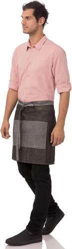 Vista 2 de Chef Works Unisex Manhattan Half Bistro Apron